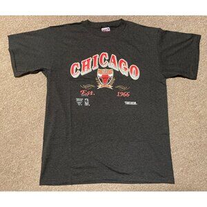 Vintage 1992 Chicago Bulls NBA Michael Jordan Single Stitch Striped T-Shirt 90s